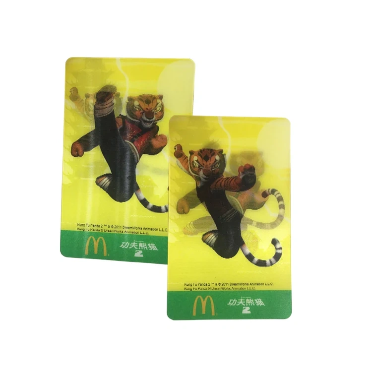 New Design3D Lenticular Printing Plastic Gift Card