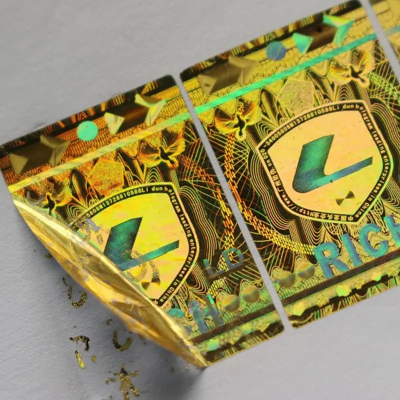 printing custom 3d hologram sticker /3d holographic security label