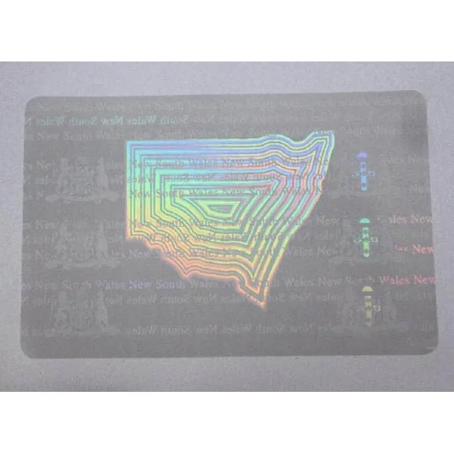 Customization High quality Id Hologram Card Laminate Hologram Warranty Card Pvc Id Card With Hologram Stamping