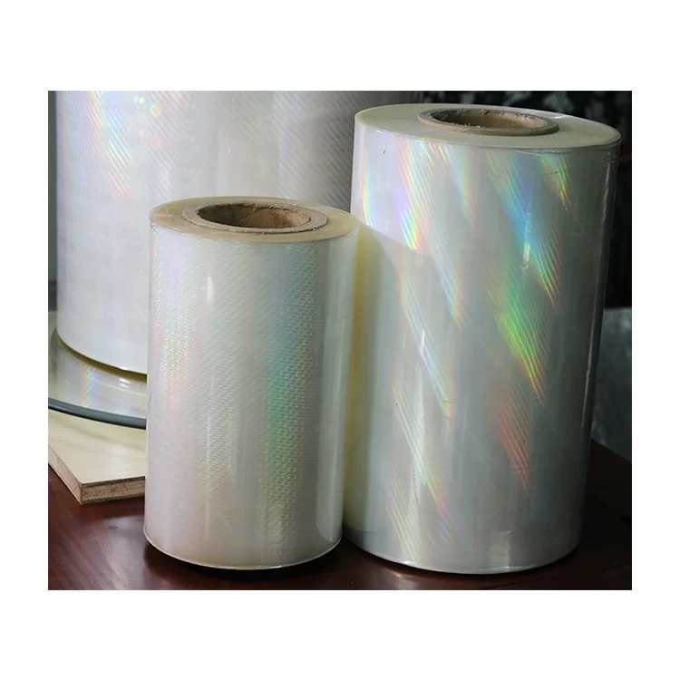 transparent PET/PVC holographic film, laser packaging film, lamination and printing PVC film
