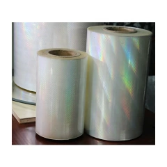 transparent PET/PVC holographic film, laser packaging film, lamination and printing PVC film