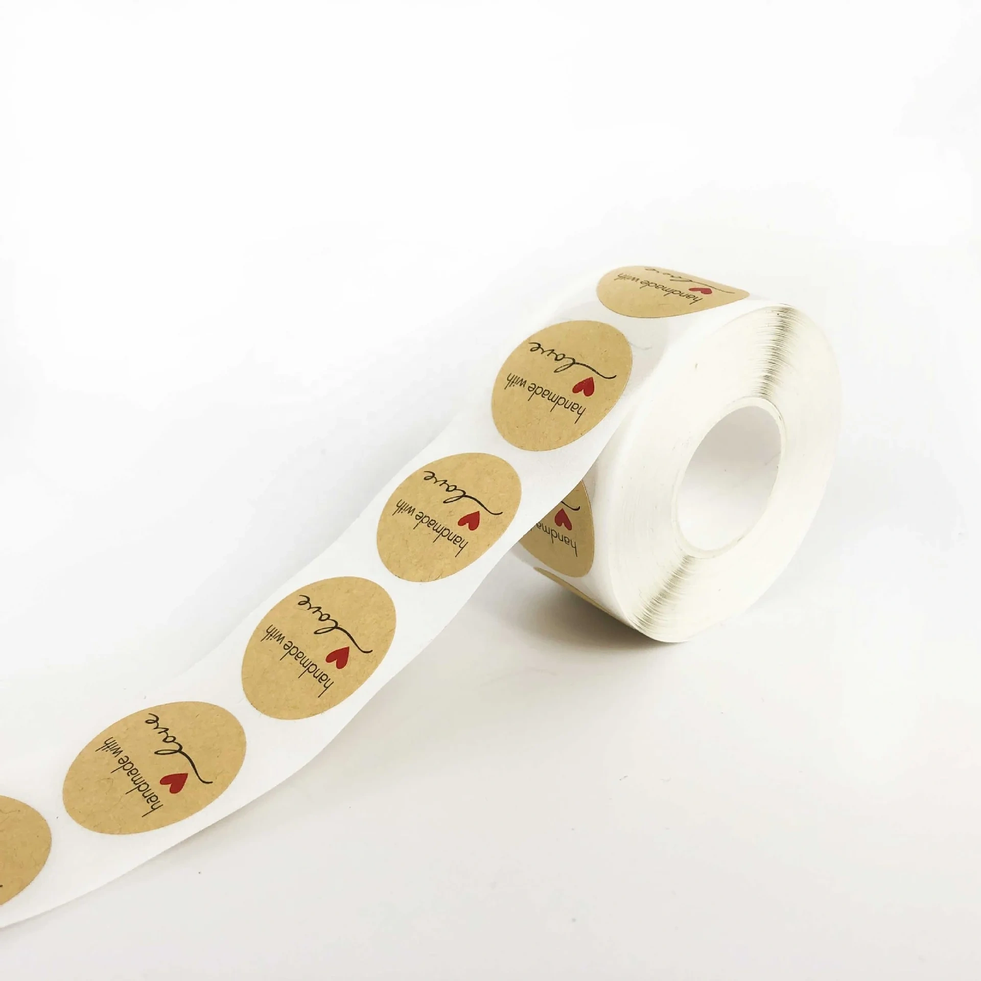 Manufacturers Custom Private Brand Name Printing Logo Adhesive Roll Labels Stickers For Packaging