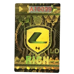 printing custom 3d hologram sticker /3d holographic security label