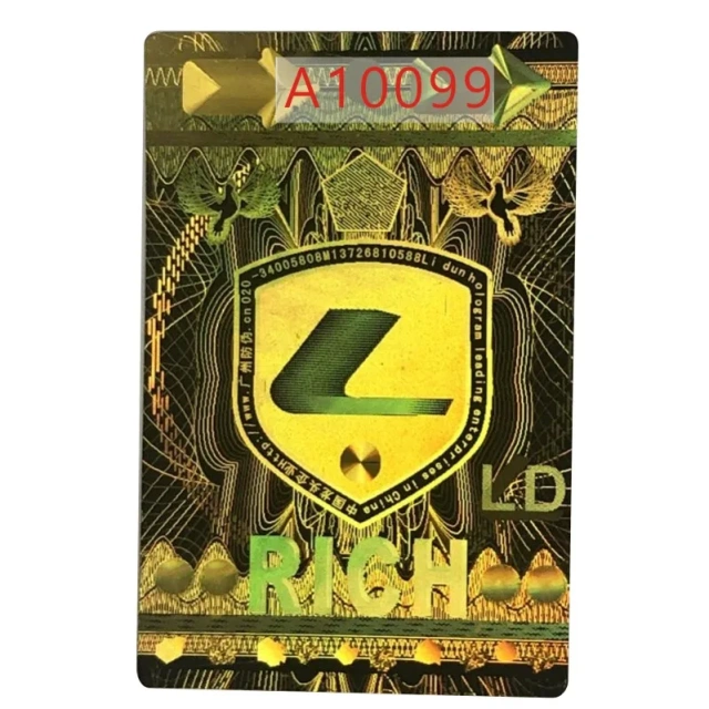 printing custom 3d hologram sticker /3d holographic security label