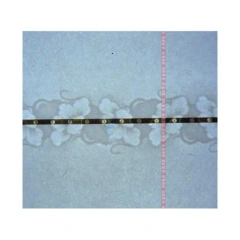 Customize safety watermark paper with security thread and UV fiber for the certificate