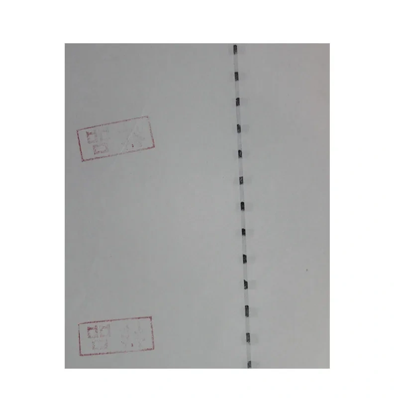 Customize safety watermark paper with security thread and UV fiber for the certificate