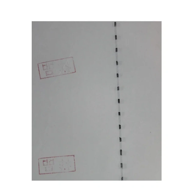 Customize safety watermark paper with security thread and UV fiber for the certificate