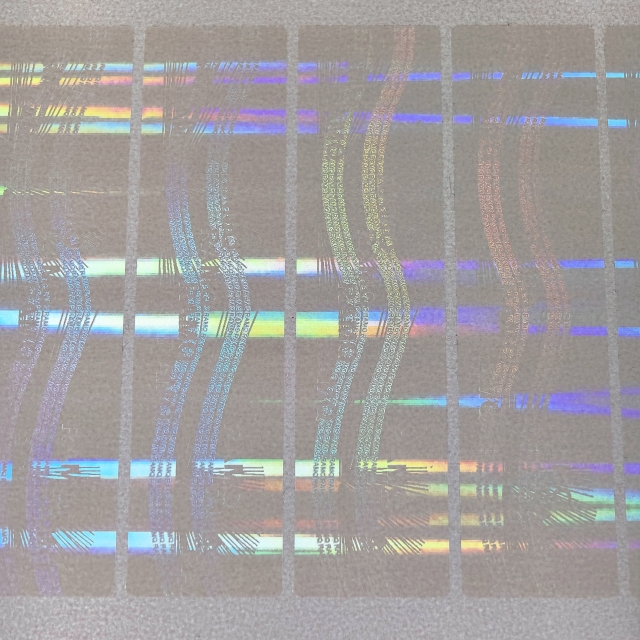 3D secure custom transparent hologram sticker, pvc card with hologram, id hologram sticker
