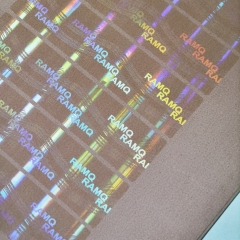 3D secure custom transparent hologram sticker, pvc card with hologram, id hologram sticker