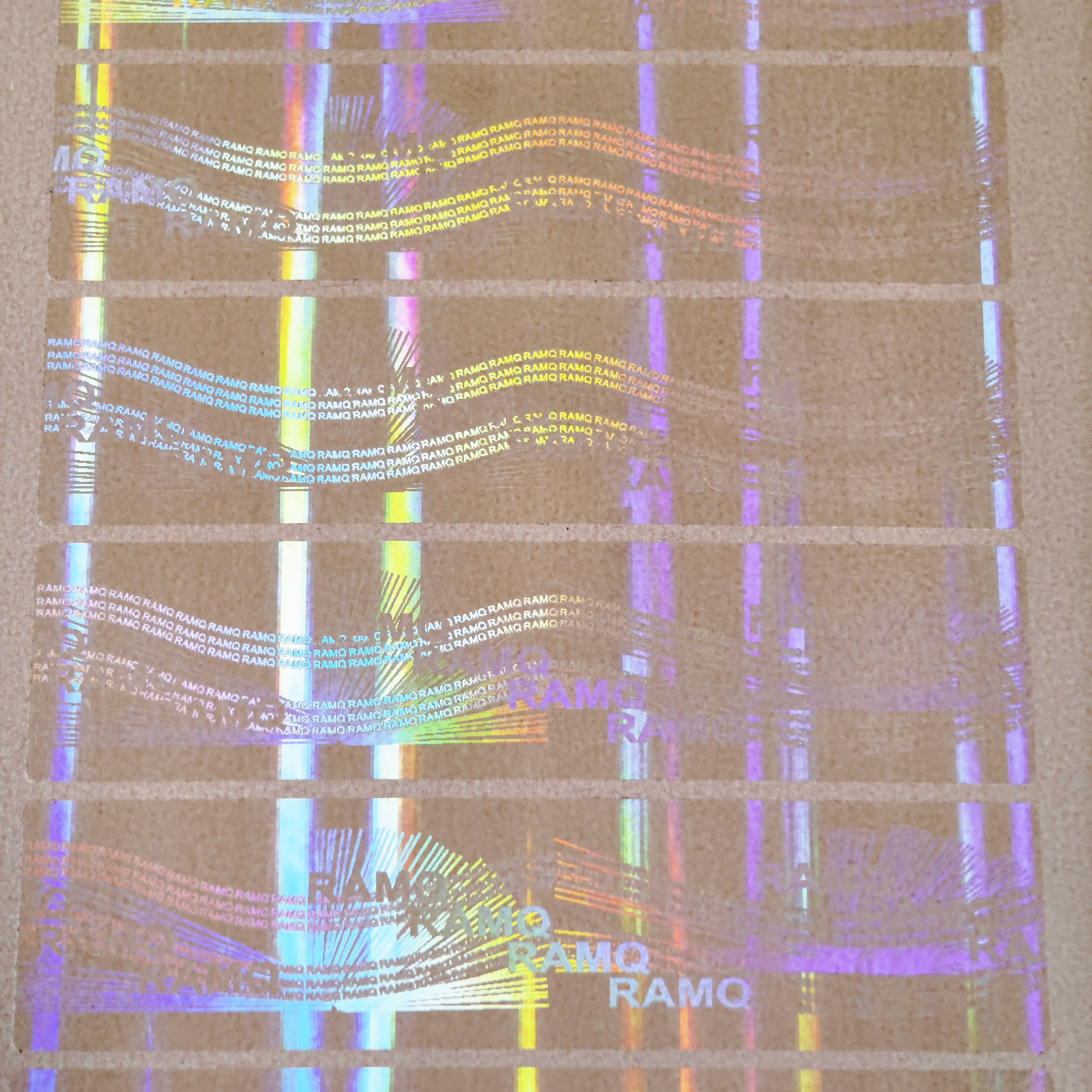 3D secure custom transparent hologram sticker, pvc card with hologram, id hologram sticker