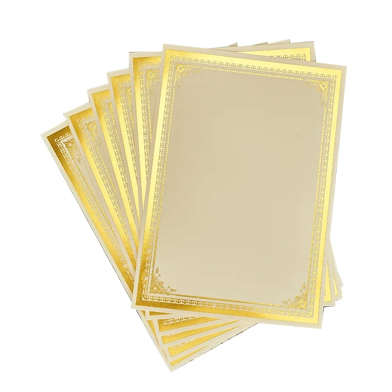 Anti-counterfeiting certificate of authenticity custom printing anti-theft paper certificate of origin china