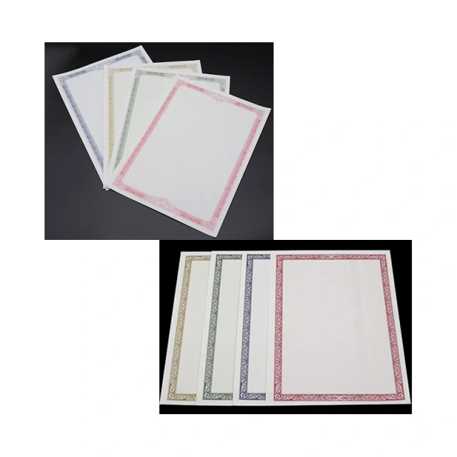 Anti-counterfeiting certificate of authenticity custom printing anti-theft paper certificate of origin china