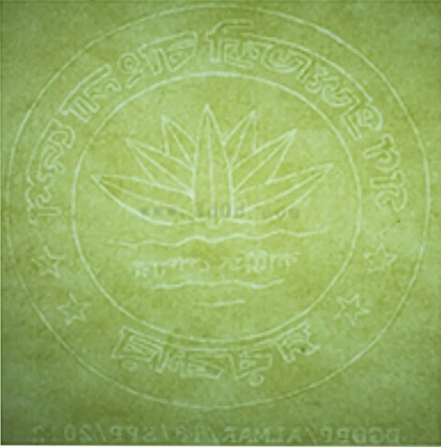 Mongolia watermark paper cloud has a beautifully designed watermark Isometric watermark expert