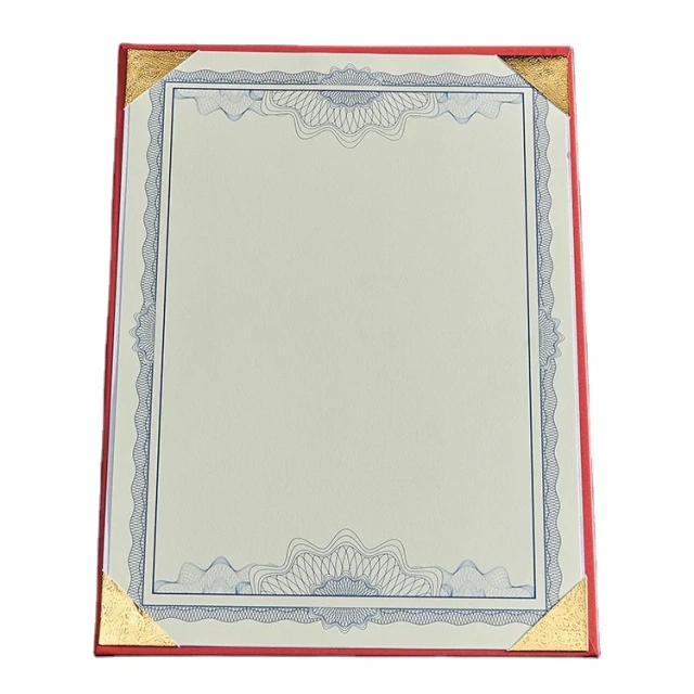 Anti-counterfeiting certificate of authenticity custom printing anti-theft paper certificate of origin china