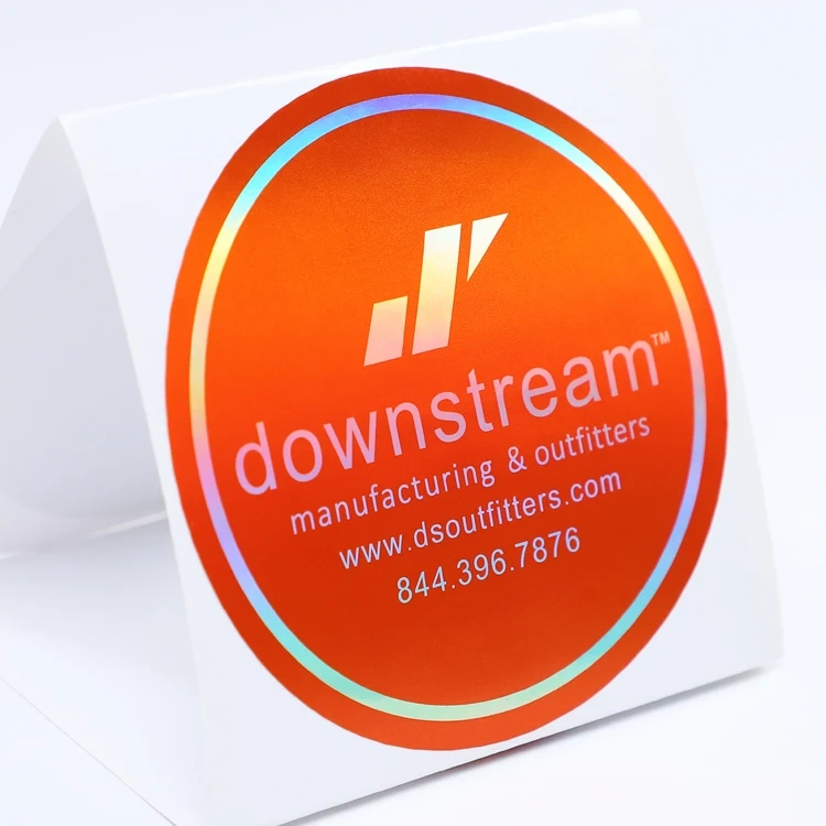 high quality custom laser sticker holographic label