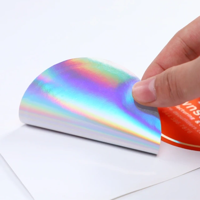 high quality custom laser sticker holographic label