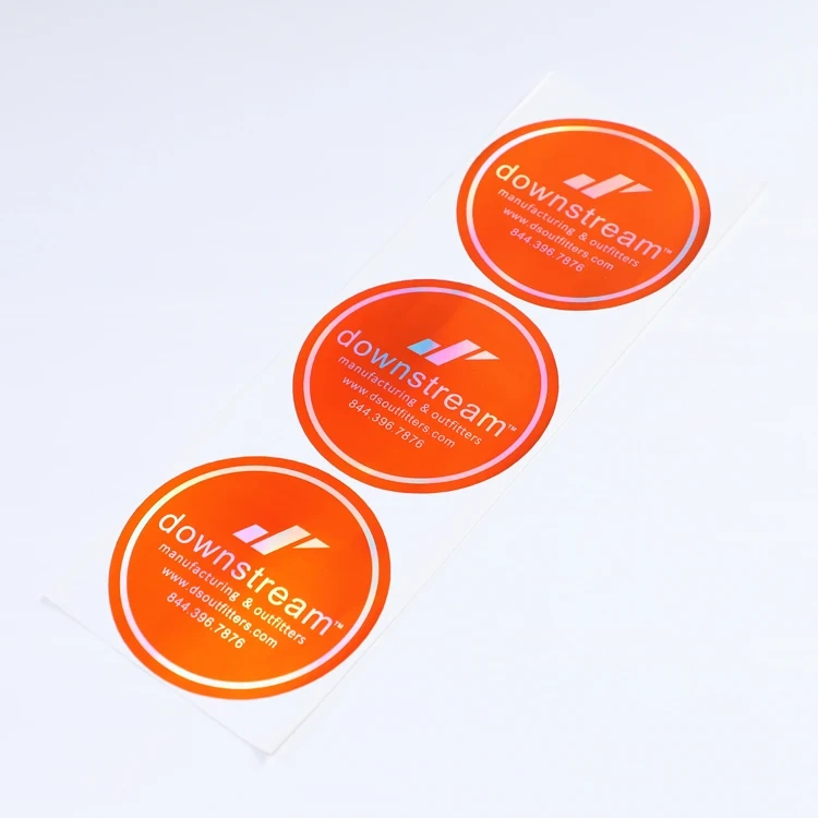 high quality custom laser sticker holographic label