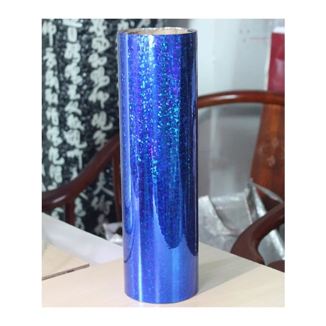Roll or sheet PP / PET / self-adhesive holographic film packaging flowers luxury paper packaging