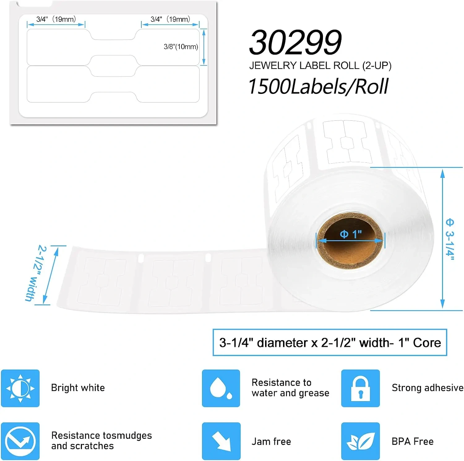 Great price high quality custom Jewelry bar code sticker adhesive labels with number serial for earring price tag