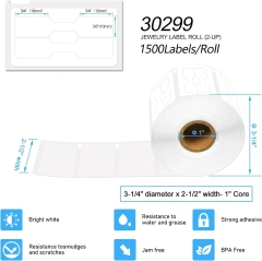 Great price high quality custom Jewelry bar code sticker adhesive labels with number serial for earring price tag