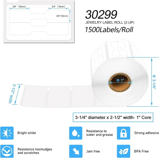 Great price high quality custom Jewelry bar code sticker adhesive labels with number serial for earring price tag
