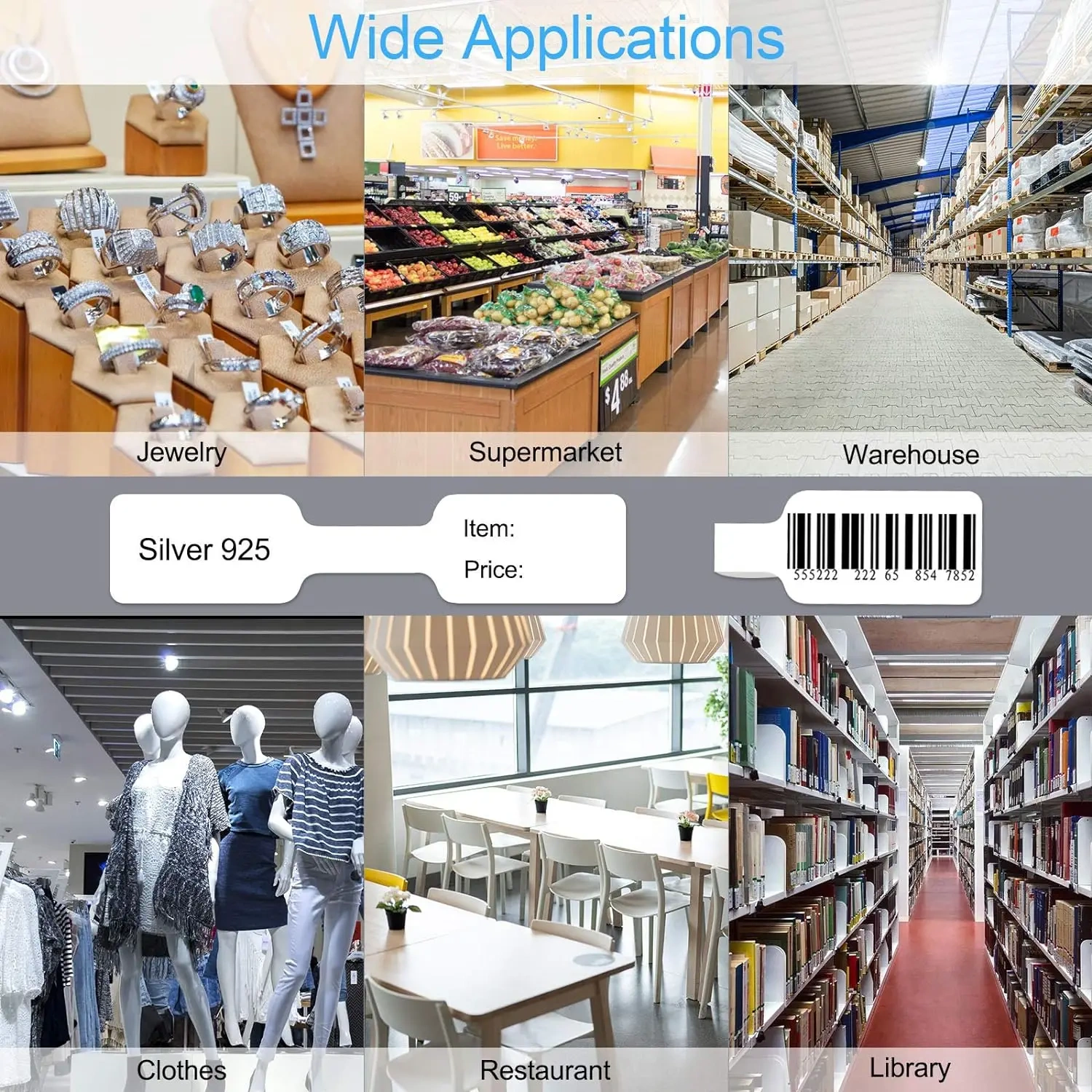 Great price high quality custom Jewelry bar code sticker adhesive labels with number serial for earring price tag