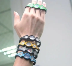 fashion durable anion silicone power energy bracelet anion energy balance sports wristband silicone bracelet