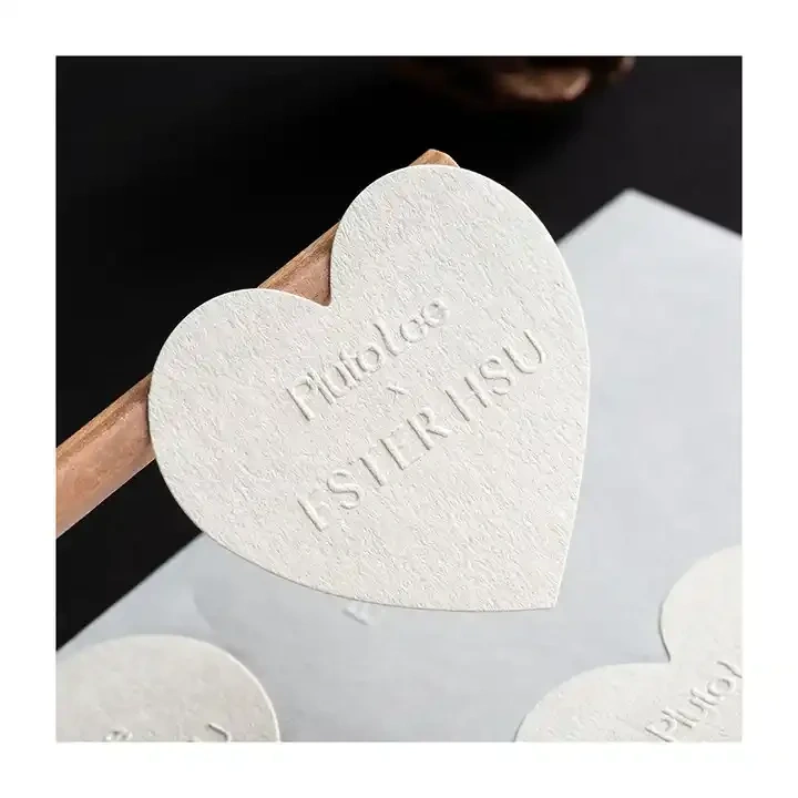 custom print sticker embossed label matte sticker bump sticker custom pure white steel logo production branding