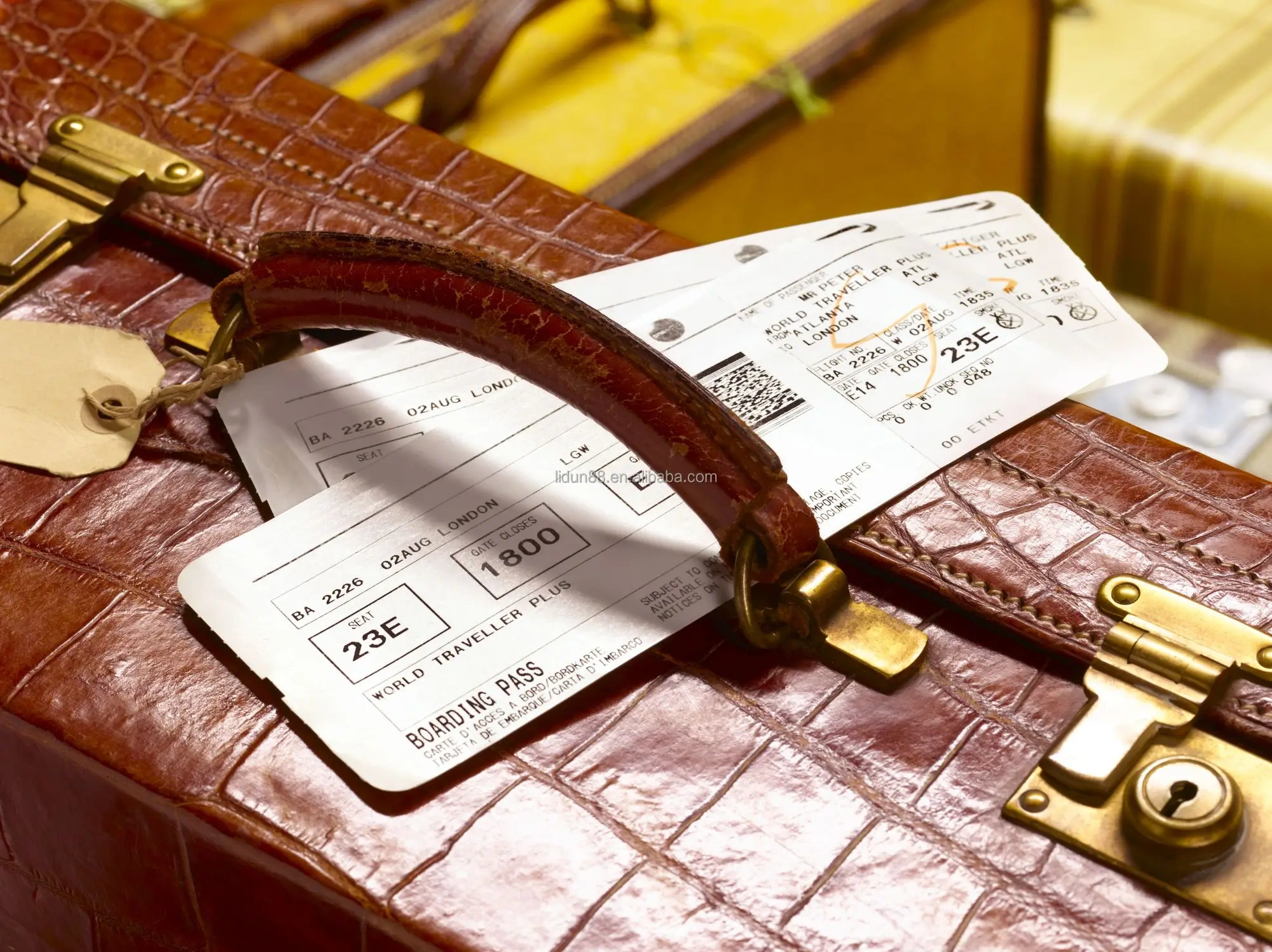 New Customized Thermal Flight Tickets Thermal Boarding Pass Plane Ticket Thermal Adhesive Boarding Pass