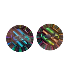 Anti-UV Waterproof Rainbow Silver Laser 3D Holographic Reflection Glitter Sticker Die Cut Label Logo Custom Holographic Sticker