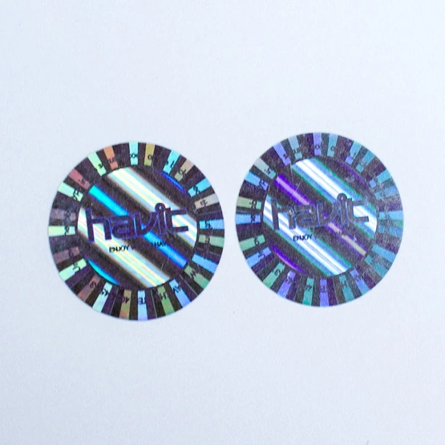 Anti-UV Waterproof Rainbow Silver Laser 3D Holographic Reflection Glitter Sticker Die Cut Label Logo Custom Holographic Sticker