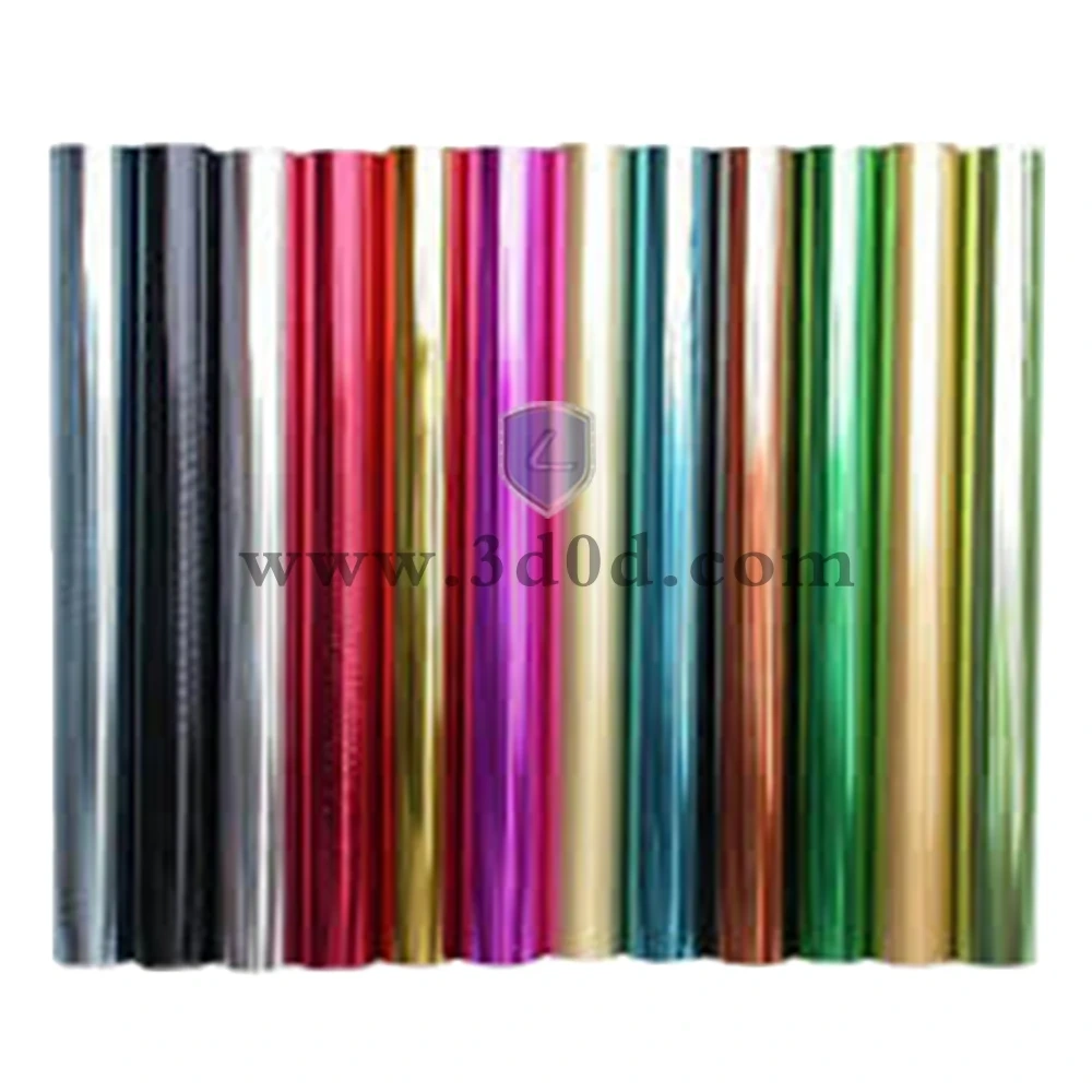 Hot selling custom size blue metal foil hot stamping paper and OPP film