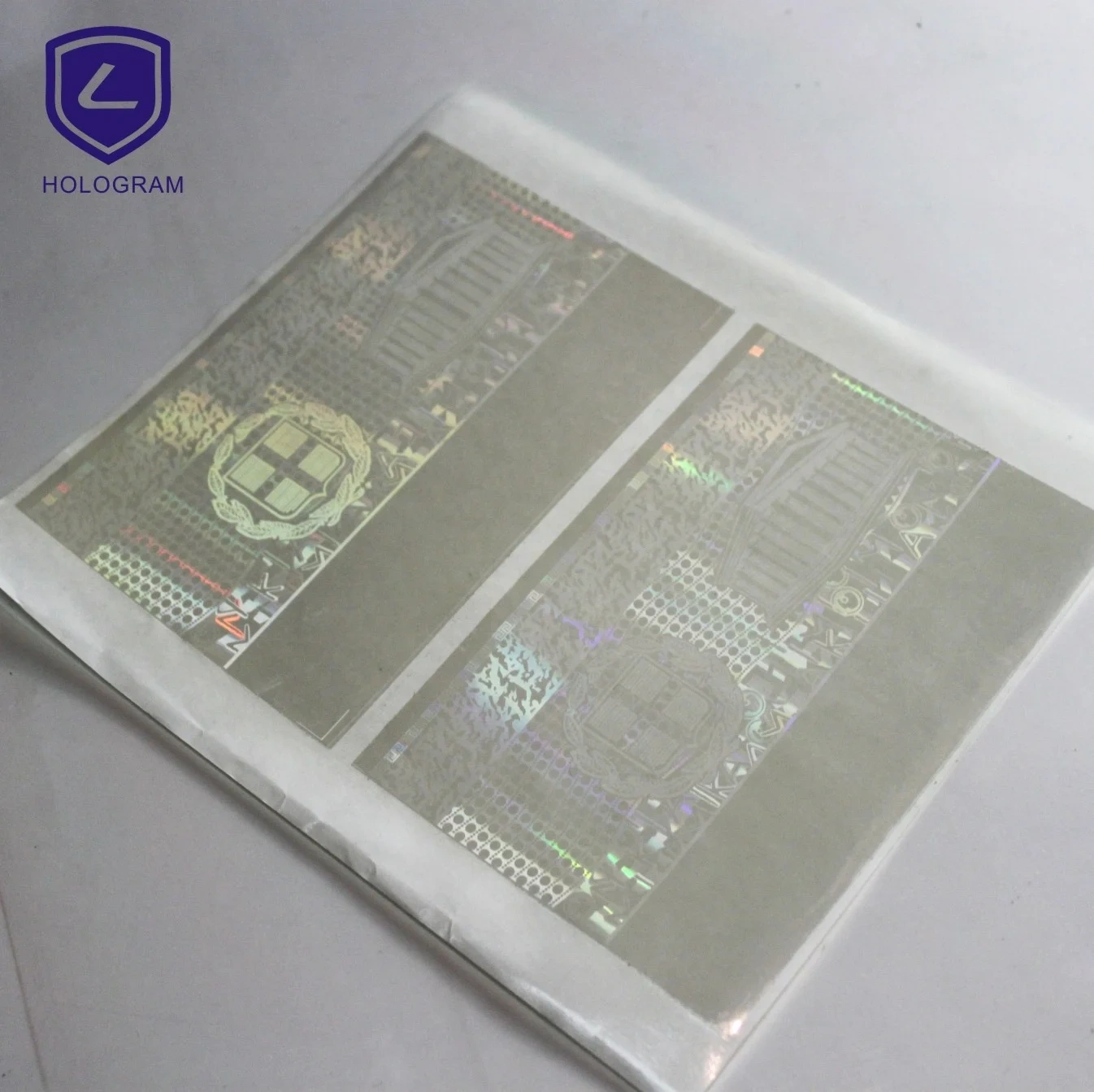 self sticker hologram card covers