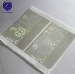 self sticker hologram card covers
