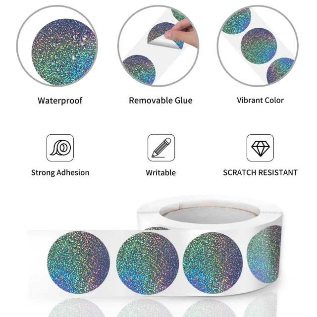Customized 3d Hologram Holographic Security Sticker Label Holographic Warranty Void Stickers
