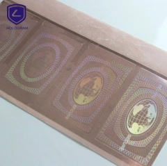 self sticker hologram card covers
