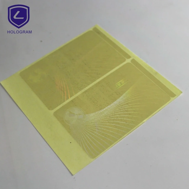self sticker hologram card covers