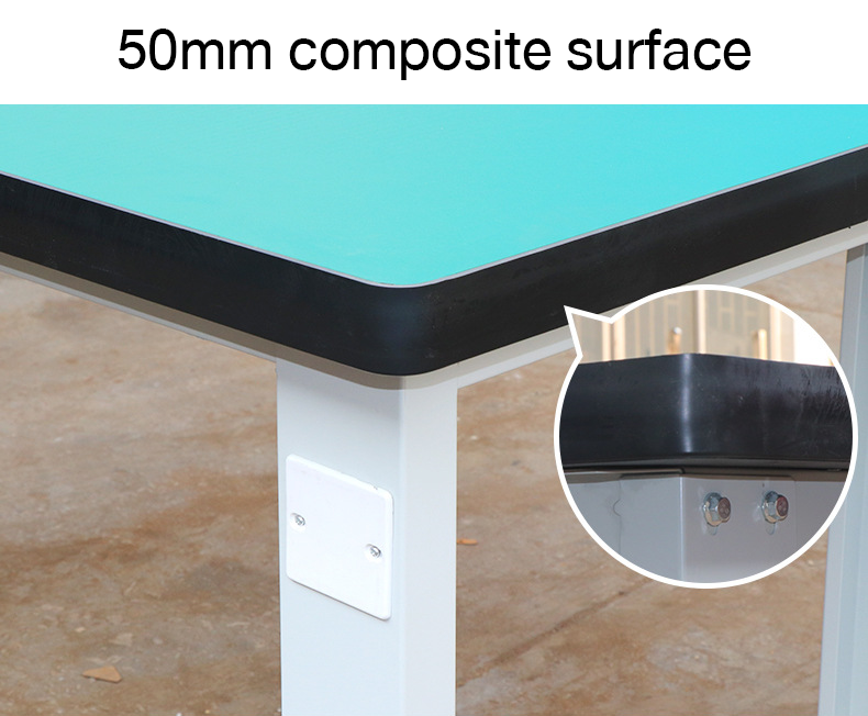 50mm composite surface พื้นโต๊ะ: ผิวหน้าคอมโพสิตหนา 50 มม