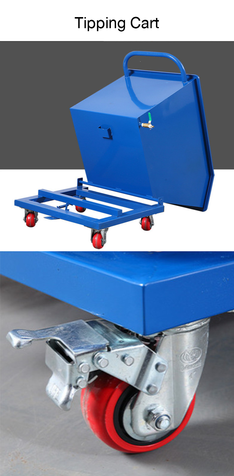 Tipping Cart รถเข็นแบบเท ขนาด 1150*630*855 มม