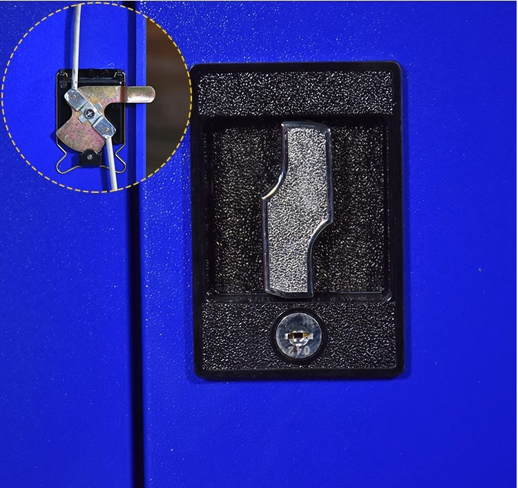 Heavy-Duty Tool Cabinet ตู้เก็บเครื่องมือสำหรับงานหนัก ขนาด 1000*500*1800 มม. ตู้เหล็กรีดเย็นหนา 1.0 มม. ประตูบานคู่ พร้อมชั้นวางปรับระดับได้