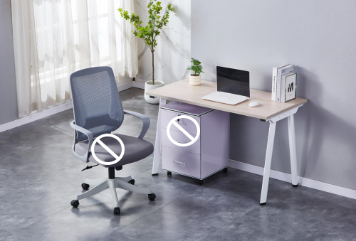 Single Desk - Without Chair & Cabinet โต๊ะทำงานเดี่ยว 120×60×75cm ไม่มีเก้าอี้และตู้ - มีของในคลังไทย - โต๊ะสำหรับบ้าน/สำนักงาน