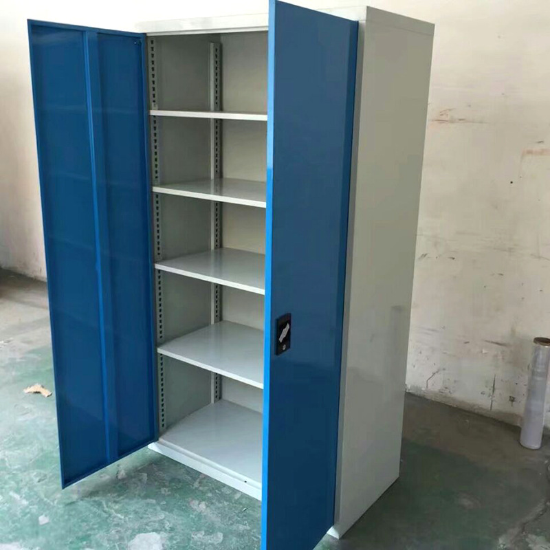Heavy-Duty Tool Cabinet ตู้เก็บเครื่องมือสำหรับงานหนัก ขนาด 1000*500*1800 มม. ตู้เหล็กรีดเย็นหนา 1.0 มม. ประตูบานคู่ พร้อมชั้นวางปรับระดับได้