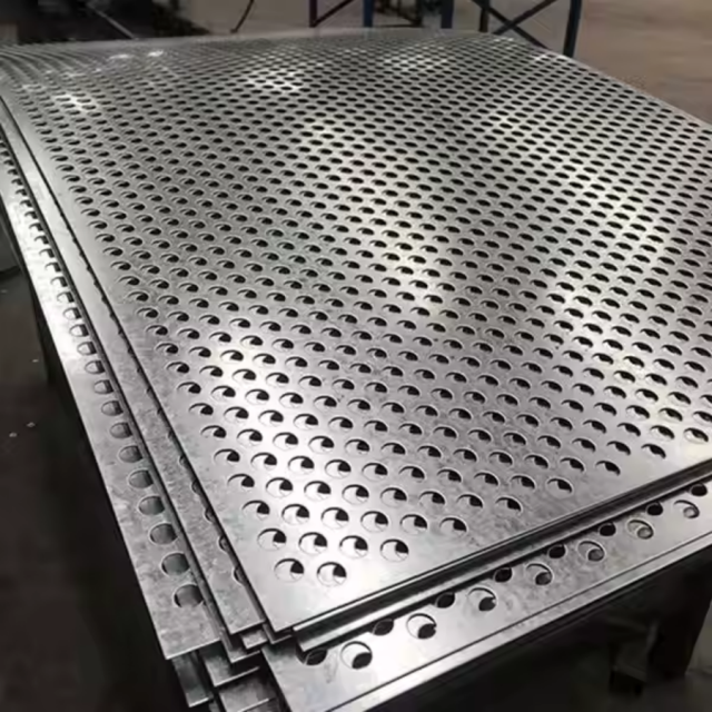 Stainless steel perforated plate