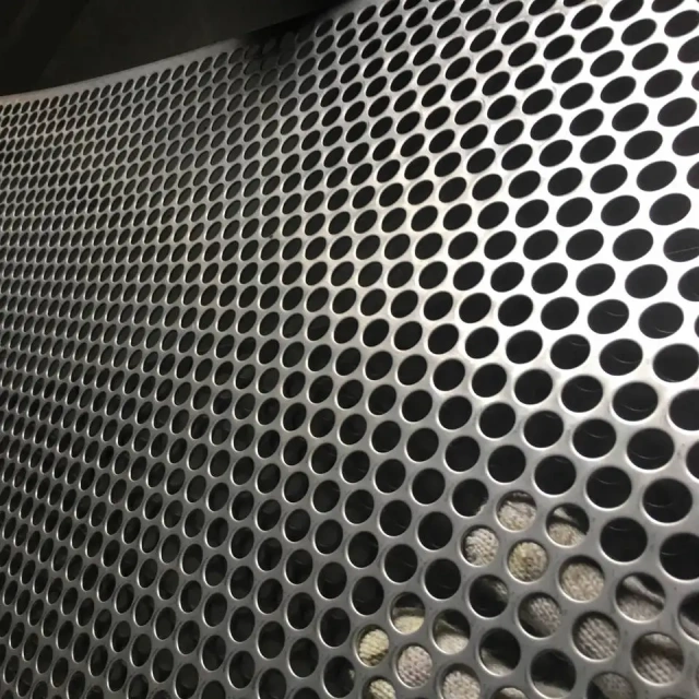 Stainless steel perforated plate