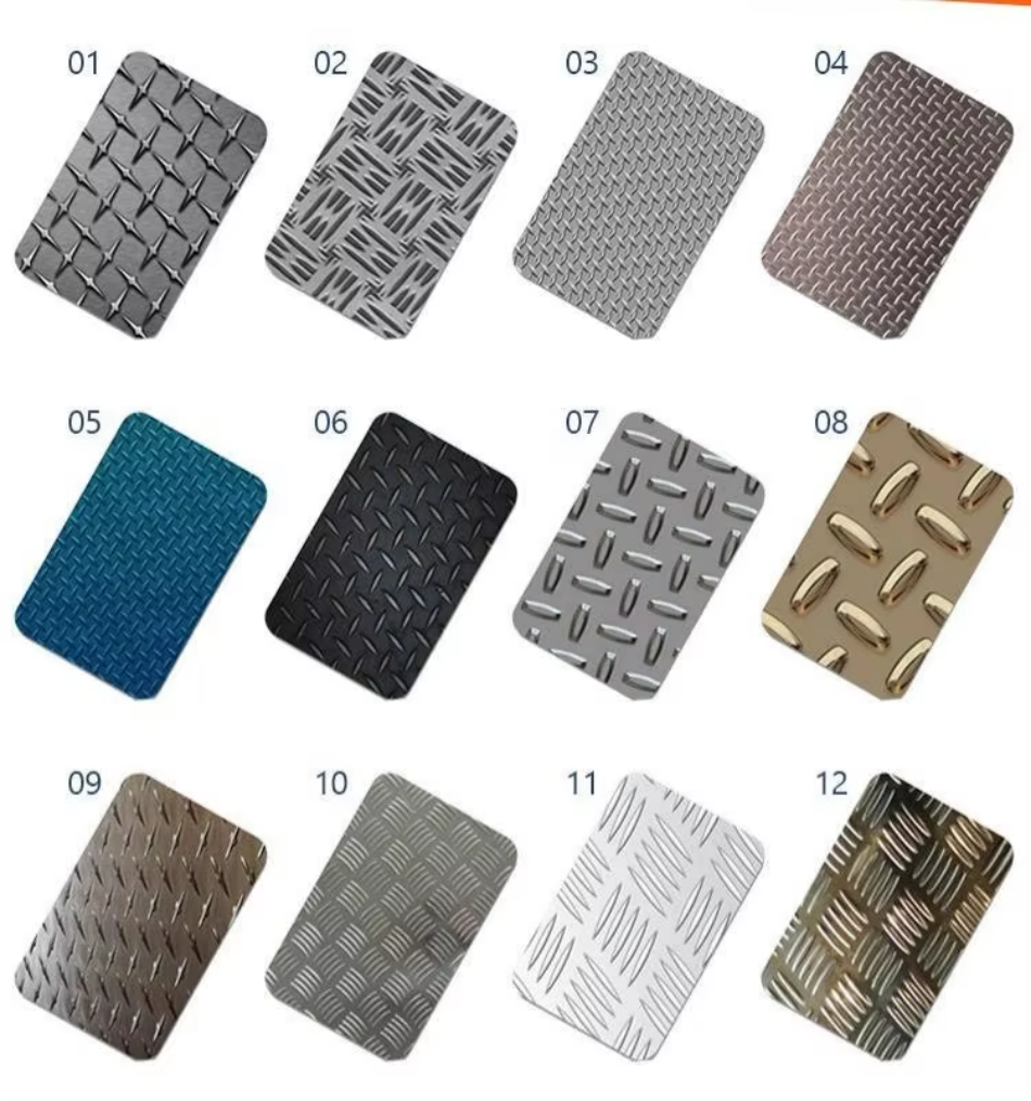 Embossed model of stainless steel pattern plate