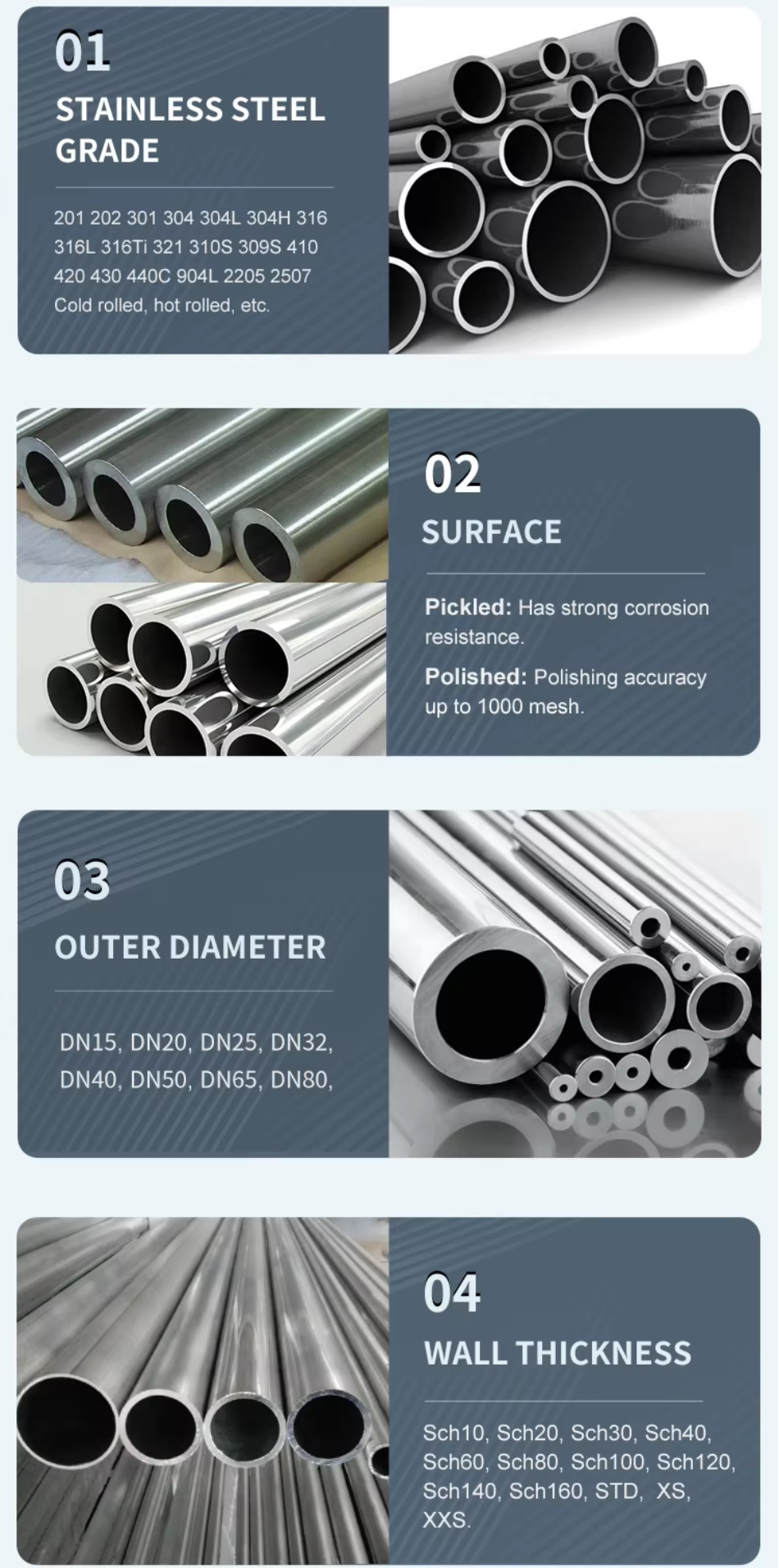 Stainless Steel Round Pipe