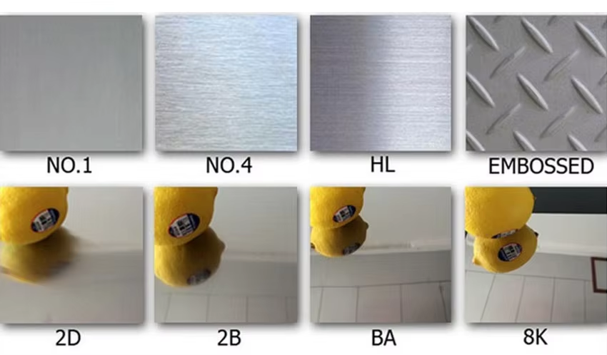 stainless steel plate surface