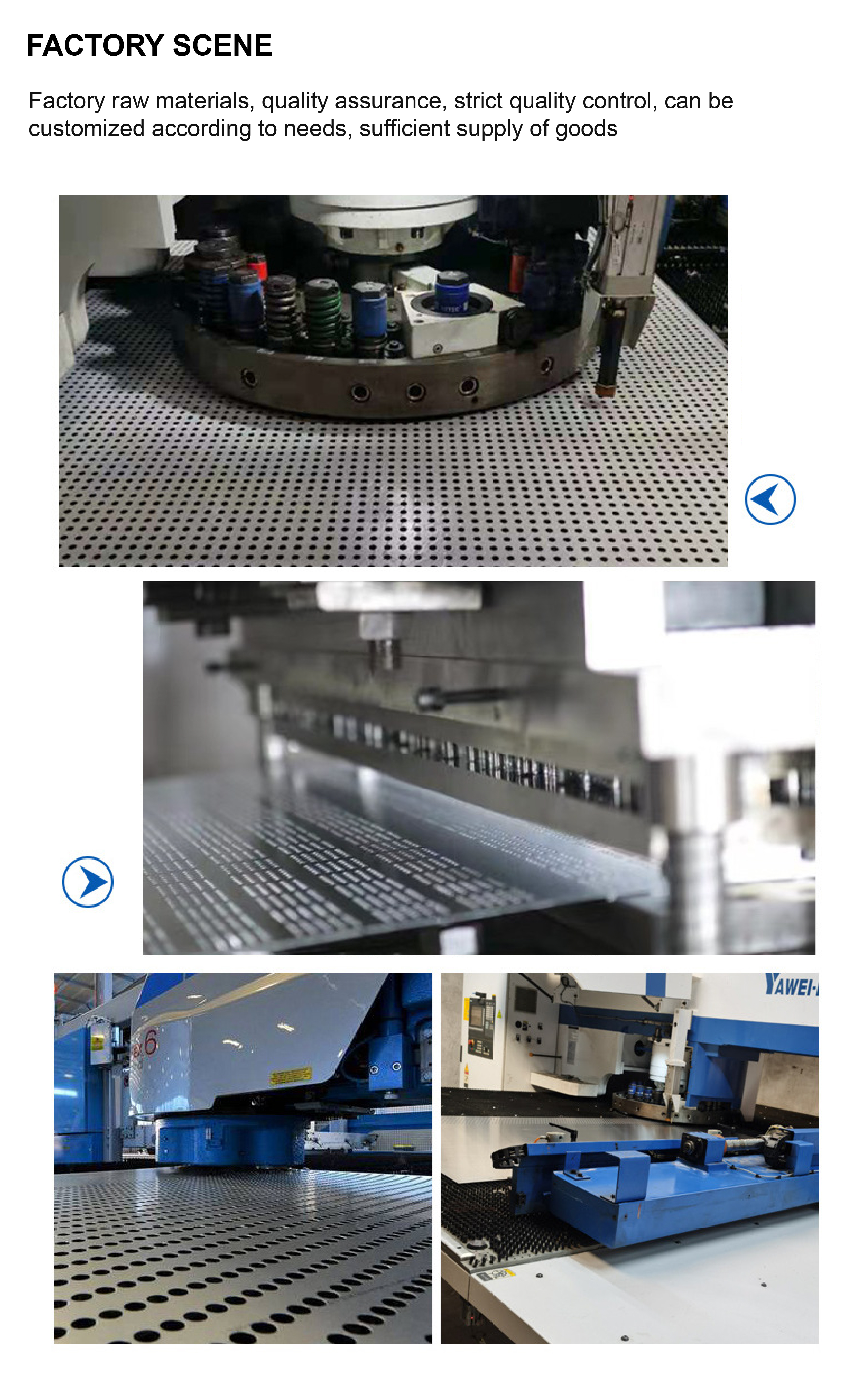 304L Stainless steel perforated plate