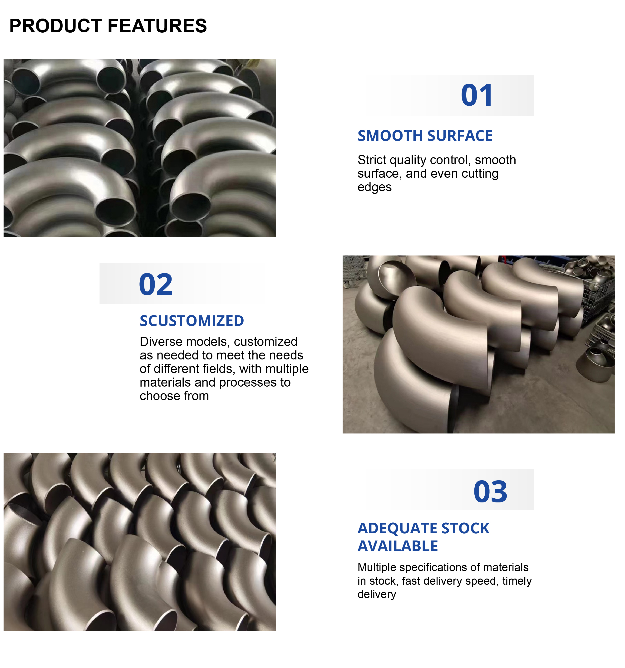 304 Stainless Steel Elbow