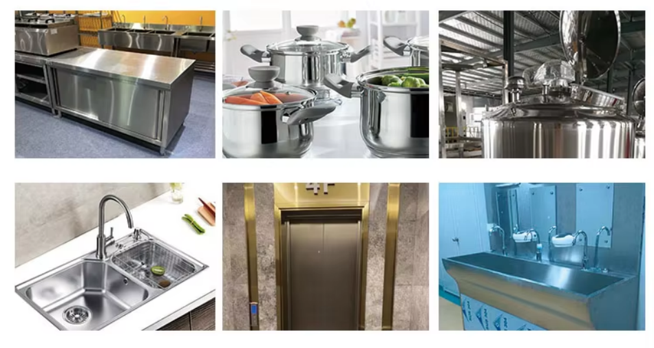 Application of stainless steel plate